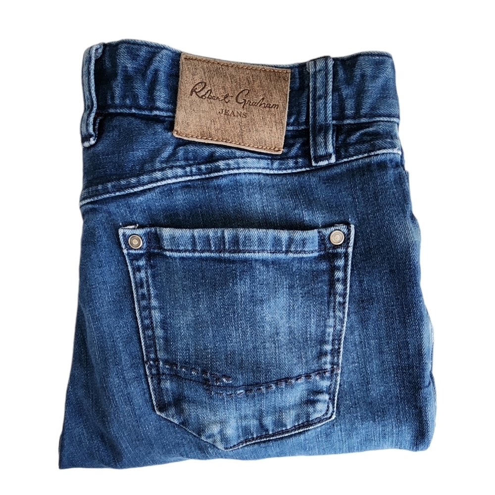 ROBERT GRAHAM Slim Jim‎ jeans size 32